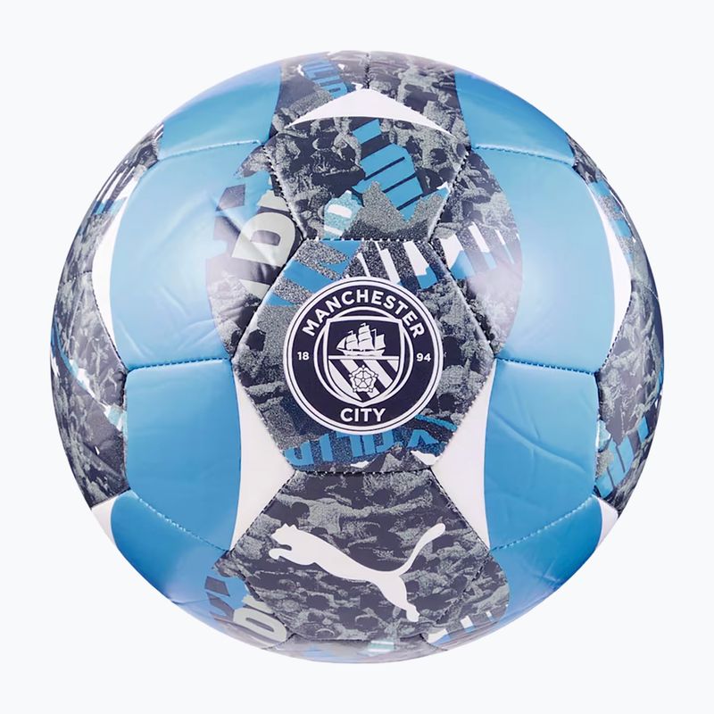 Футбольні бутси PUMA MCFC PreMatch strong grey/командні світло-блакитні, розмір 5 2