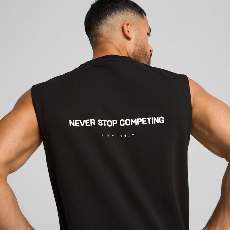 Чоловіча тренувальна майка PUMA x HYROX Cutoff Tank чорна 6