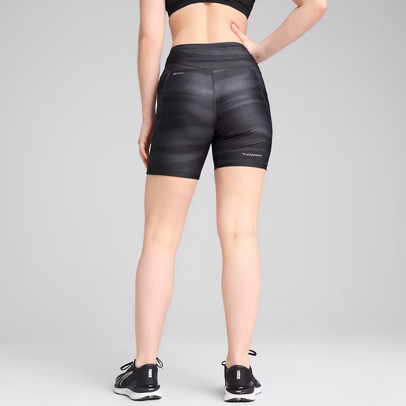 Шорти для бігу жіночі Puma Run Velocity 5" AOP Tight puma black 5
