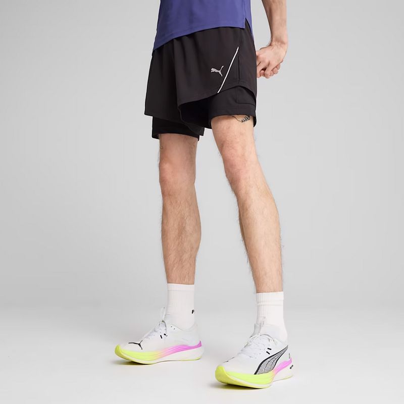 Чоловічі бігові шорти Puma Run Ultrawave 2IN1 5 "бігові шорти пума чорні 4