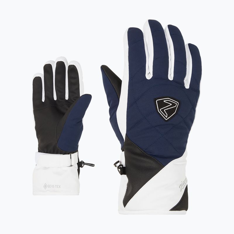 Рукавиці гірськолижні жіночі ZIENER Kamea GTX dark navy 6