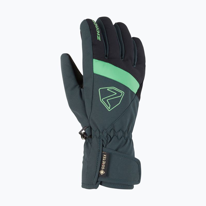 Рукавиці гірськолижні дитячі ZIENER Leif GTX dark jungle 7
