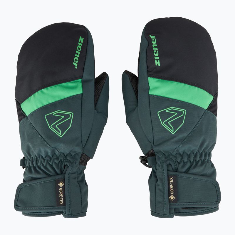 Рукавиці гірськолижні дитячі ZIENER Levin GTX Mitten dark jungle 3