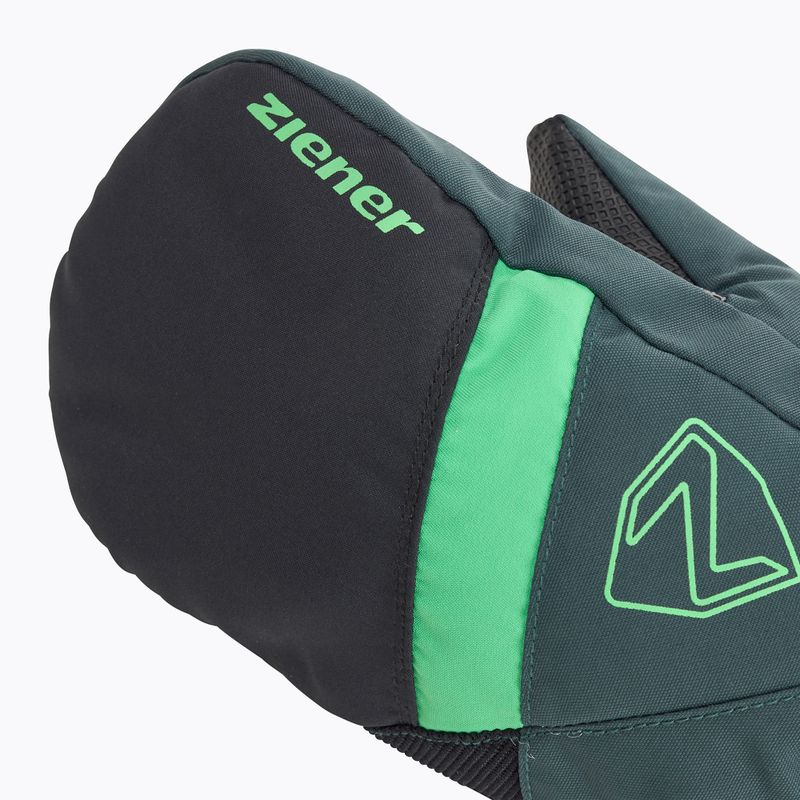 Рукавиці гірськолижні дитячі ZIENER Levin GTX Mitten dark jungle 4