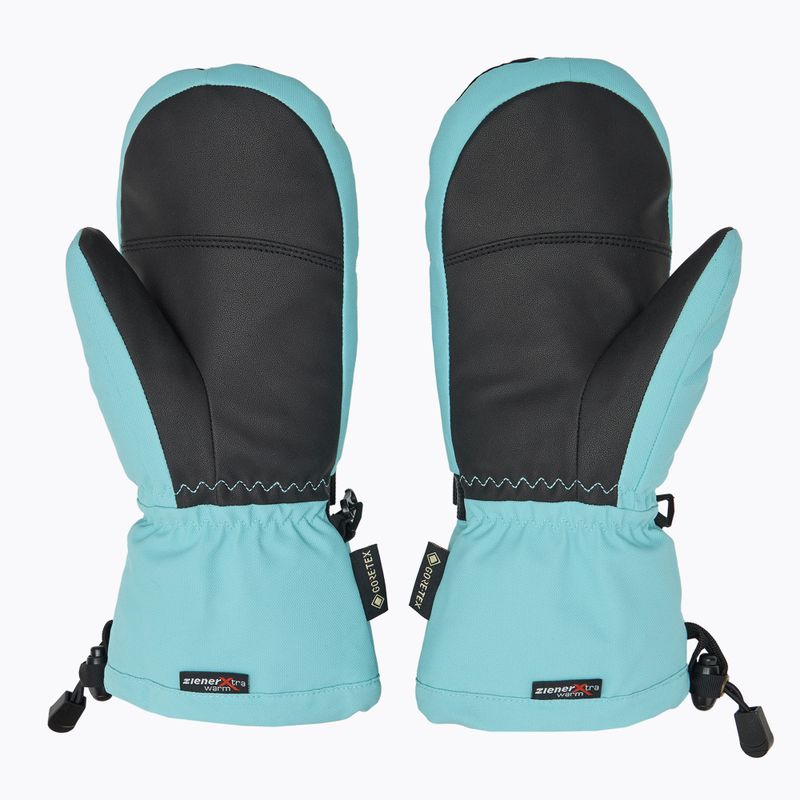 Рукавиці гірськолижні дитячі ZIENER Lanic GTX + Gore Plus Warm Mitten river blue 2