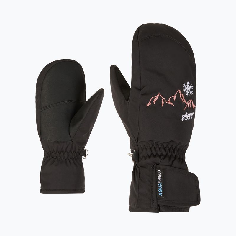 Рукавиці гірськолижні дитячі ZIENER Laillani Aquashield Mitten black