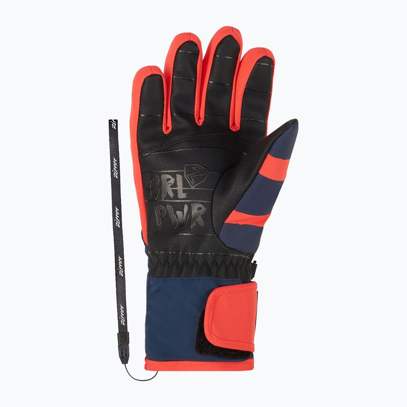 Рукавиці гірськолижні дитячі ZIENER Liwa Aquashield PR fiery red 9