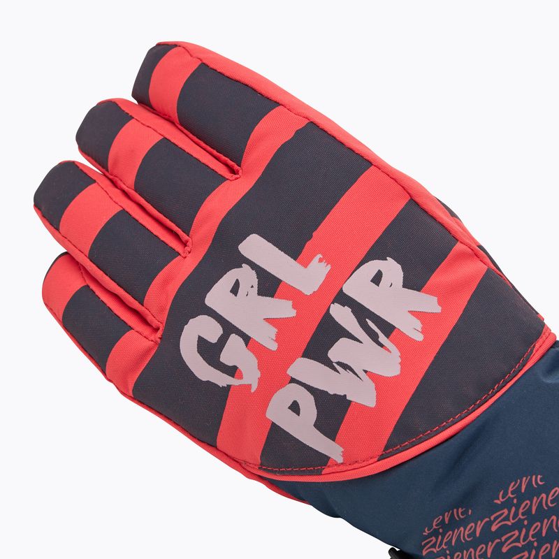 Рукавиці гірськолижні дитячі ZIENER Liwa Aquashield PR fiery red 4