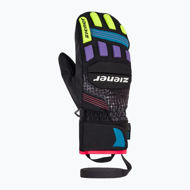 Рукавиці гірськолижні дитячі ZIENER Luron Aquashield PR Mitten multicolor 2