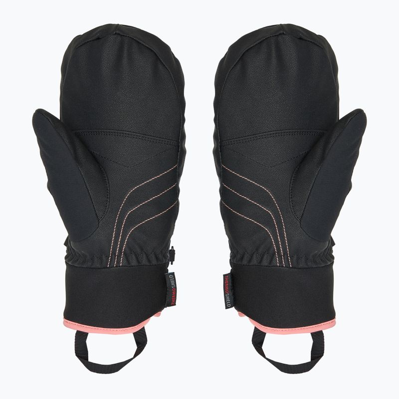 Рукавиці гірськолижні дитячі ZIENER Luron Aquashield PR Mitten black/pink vani 2
