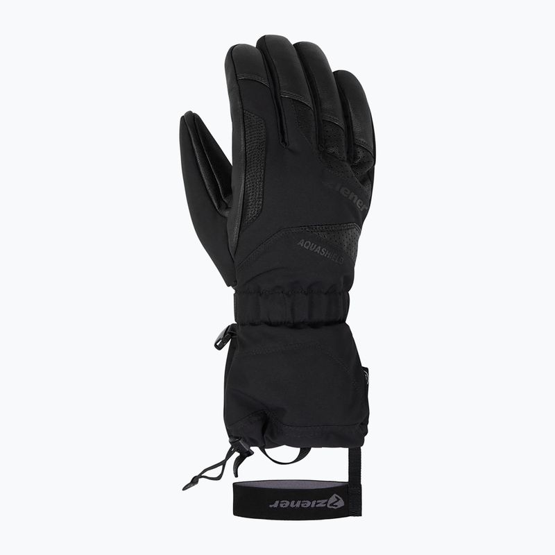 Рукавиці лижні чоловічі ZIENER Gaiku-Z Aquashield AW black 2