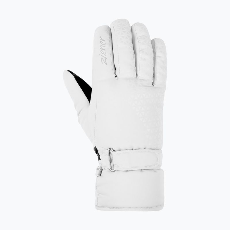 Рукавиці гірськолижні жіночі ZIENER Kisar Aquashield white 3