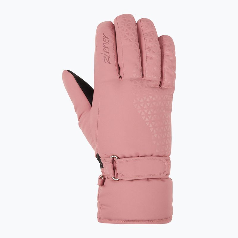 Рукавиці лижні жіночі ZIENER Kisar Aquashield rose blossom 2