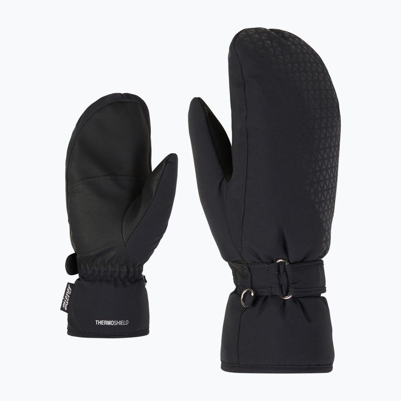 Рукавиці гірськолижні жіночі ZIENER Kisar Aquashield Mitten black