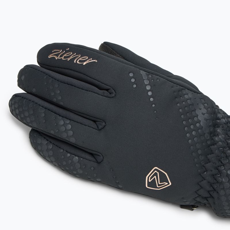 Рукавиці гірськолижні жіночі ZIENER Karoi WS PR black/rose metallic 4
