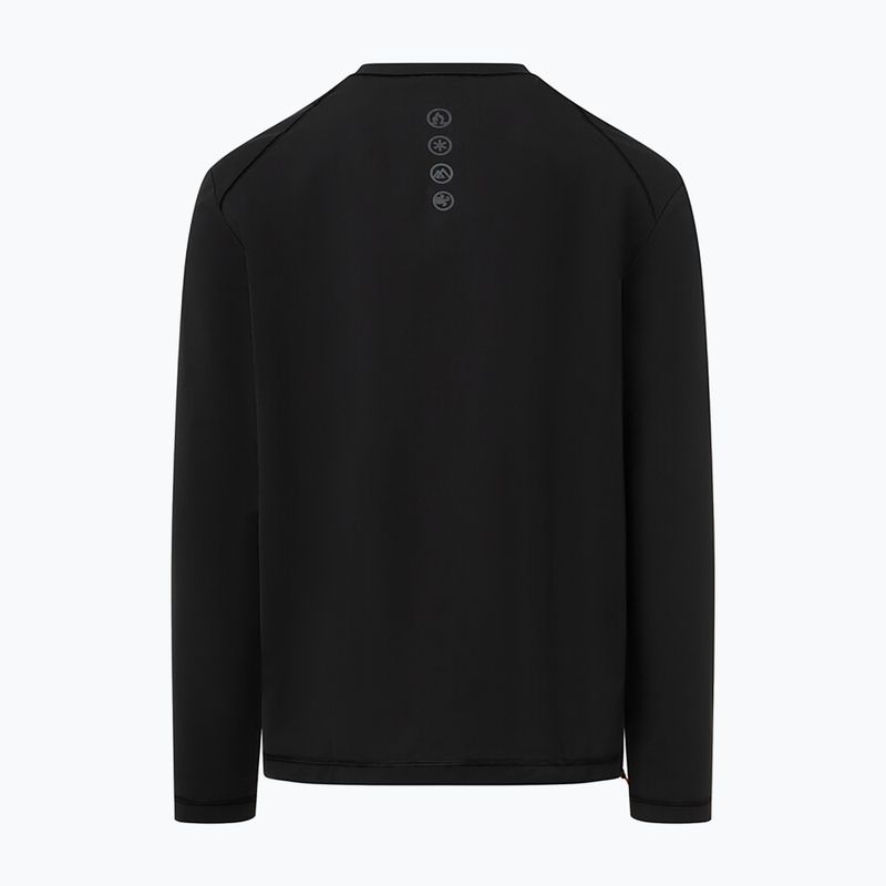 Лонгслів термічний чоловічий BOGNER FIRE+ICE Alejo 1/4 Zip black 2