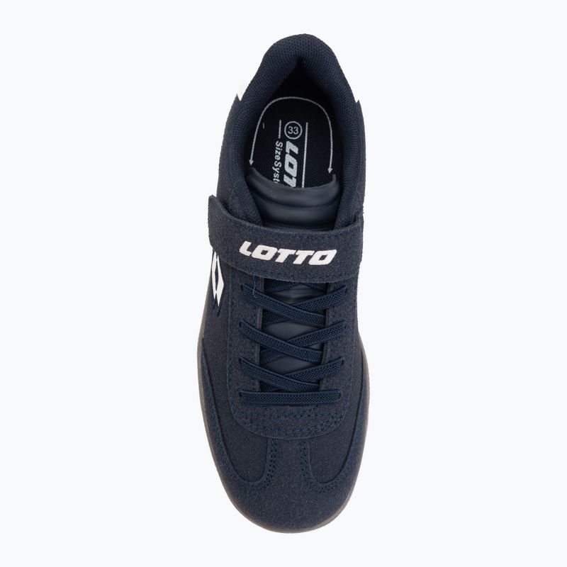 Взуття дитяче Lotto Vintal SC Kids navy/white 5