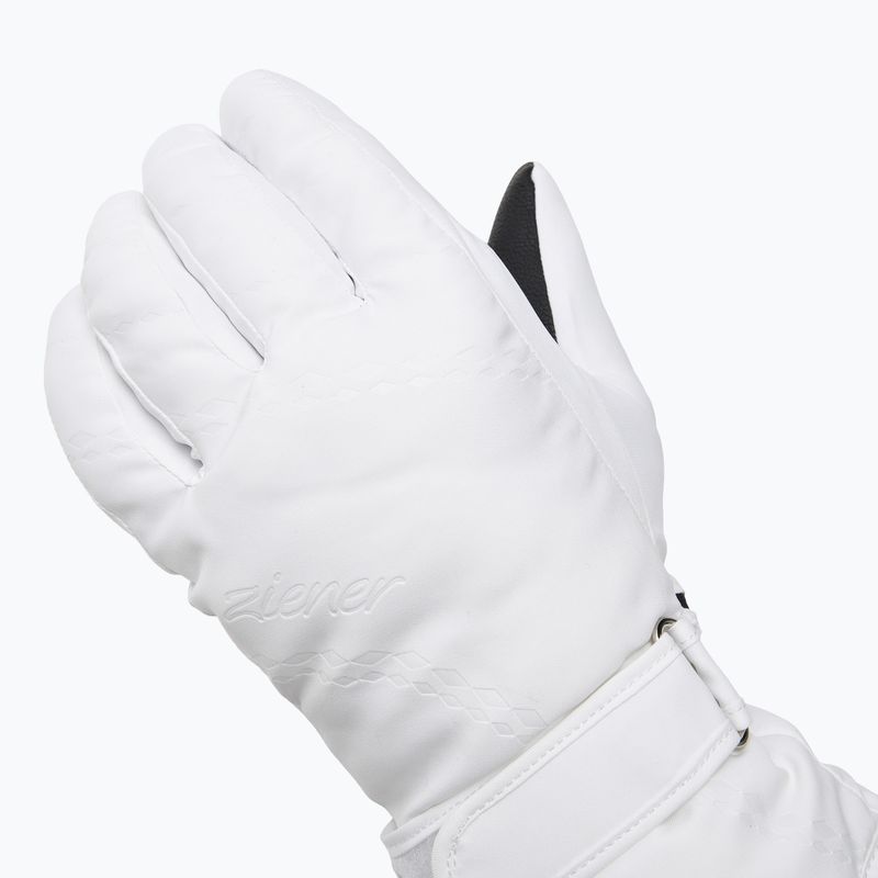 Рукавиці гірськолижні жіночі ZIENER Keva-Z PR white 4