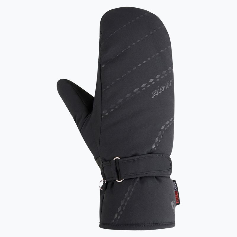 Рукавиці гірськолижні жіночі ZIENER Kevi-Z PR Mitten black 2