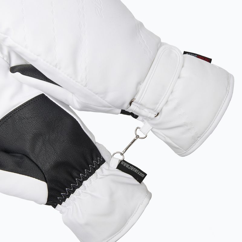 Жіночі лижні рукавички ZIENER Kevi-Z PR Mitten white 5