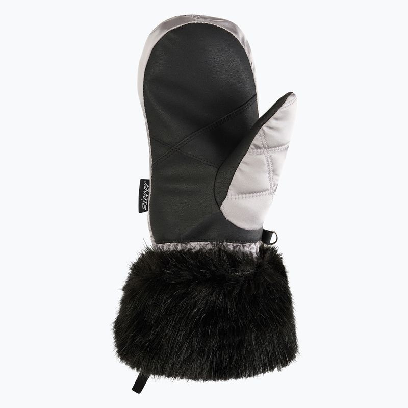 Жіночі лижні рукавички ZIENER Kwinzi-Z Mitten metallic silver 3