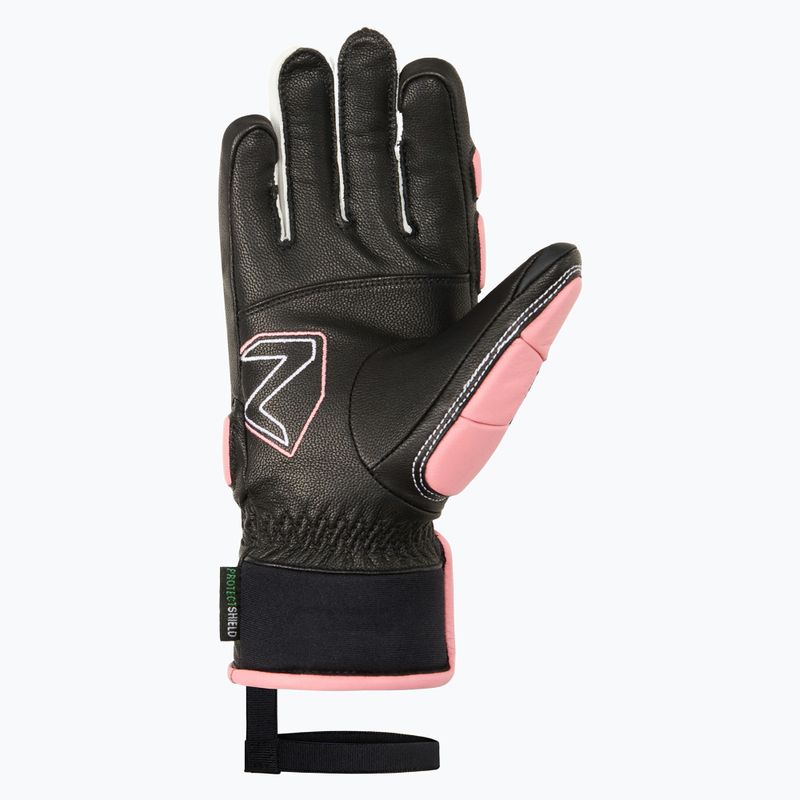 Рукавиці гірськолижні дитячі Ziener Lanus-Z AS PR black/pink vanilla 3