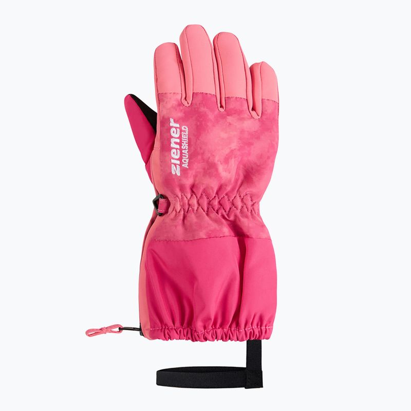 Рукавички лижні дитячі ZIENER Levio AS Minis tie dye pop pink 2