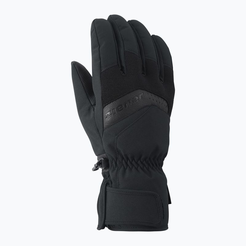 Рукавиці лижні ZIENER Gabino black/red 2