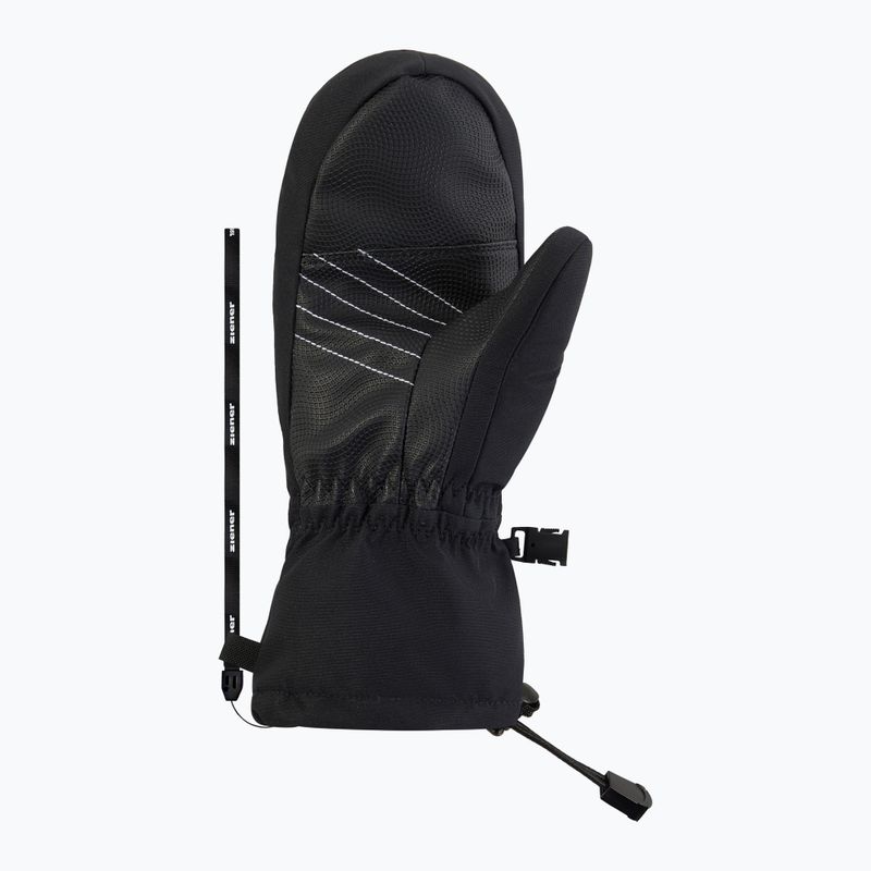 Рукавички лижні дитячі ZIENER Lavalino-Z Aquashield AW Mitten black/red leo 3