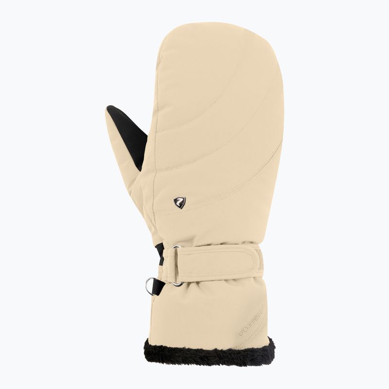 Рукавиці лижні жіночі Ziener Keaki-Z Aquashield PR Mitten Glove soft taupe 2