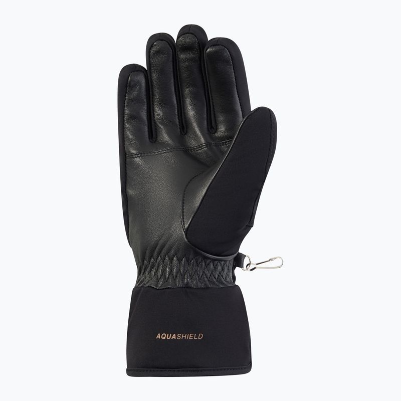 Рукавиці лижні жіночі Ziener Kehnia-Z Aquashield PR Glove black/rose metallic 3