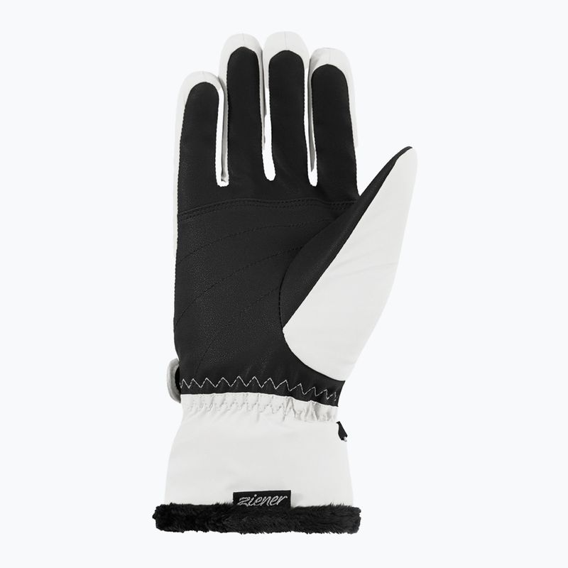 Рукавиці лижні жіночі ZIENER Keaka-Z Aquashield PR white 3