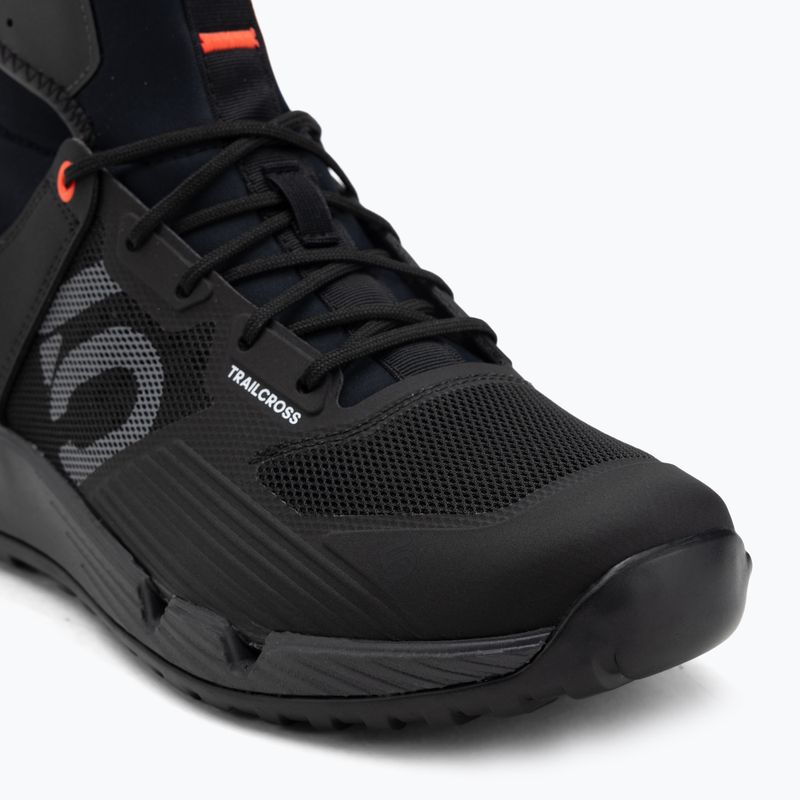 Кросівки велосипедні чоловічі adidas FIVE TEN Trailcross GTX core black/grey three/solar red 7