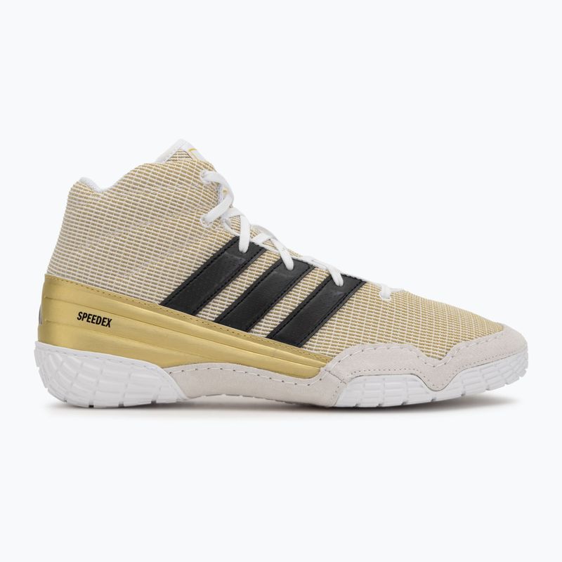Кросівки боксерські adidas Speedex core black/gold metallic 2