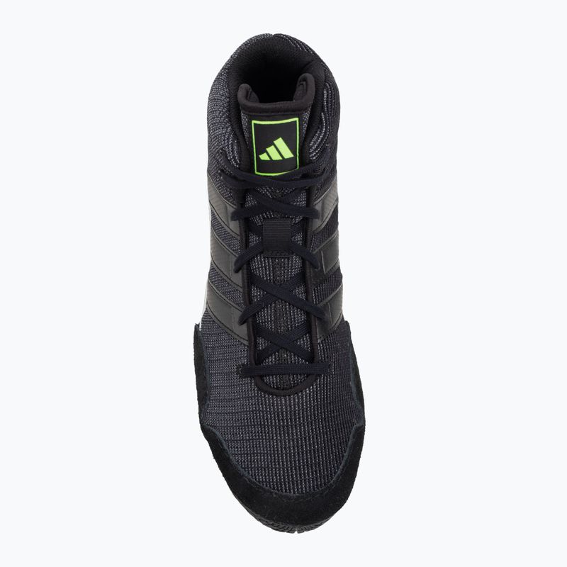 Кросівки боксерські adidas Speedex core black/lucid lemon 5
