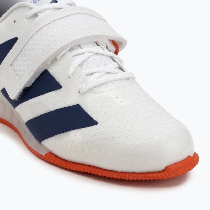 Кросівки для важкої атлетики adidas Adipower Weightlifting III Footwear white/dark blue/royal blue 7