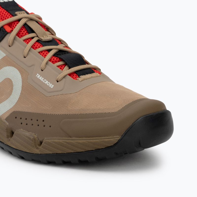Чоловічі велосипедні туфлі платформи adidas FIVE TEN Trailcross LT cardboard/off white/core black 7