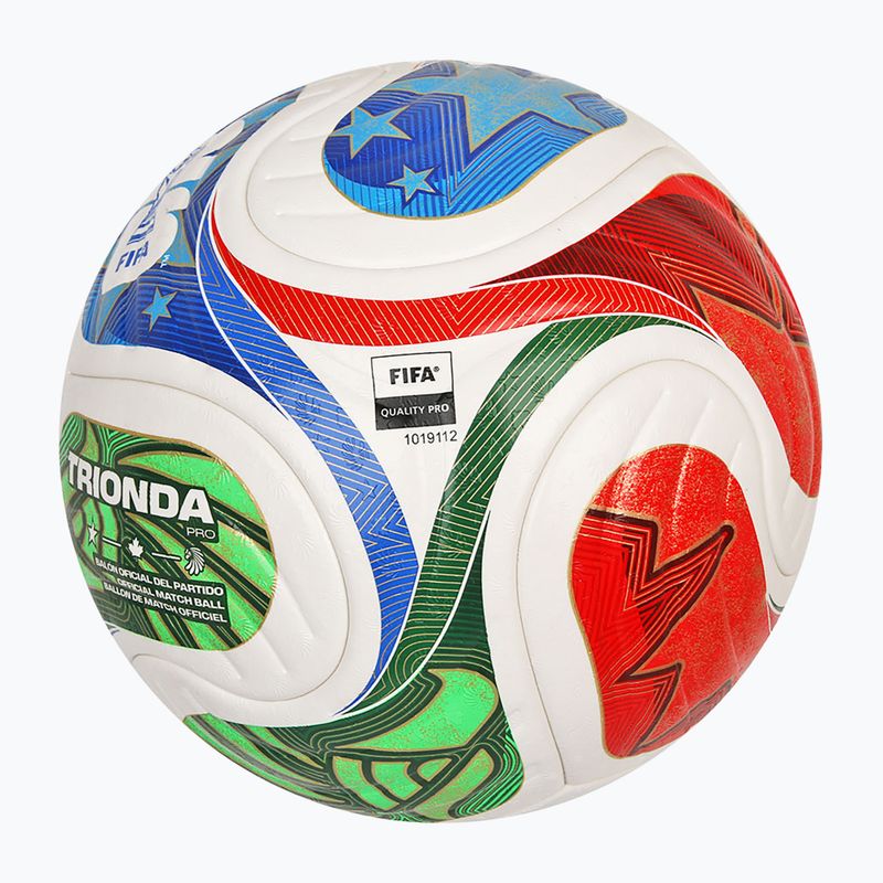 М'яч футбольний adidas Trionda Pro World Cup white/blue розмір 5 3