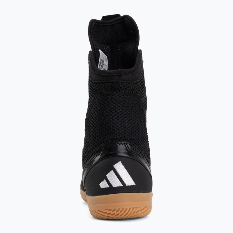 Кросівки боксерські чоловічі adidas Box Hog Wide black/white 6
