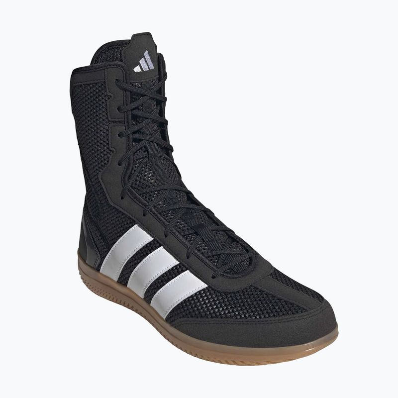 Кросівки боксерські чоловічі adidas Box Hog Wide black/white