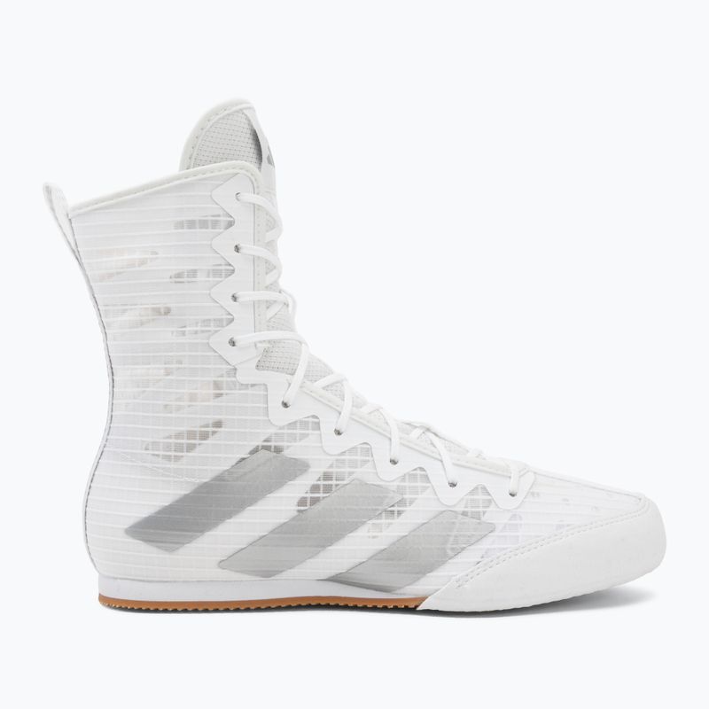 Кросівки боксерські adidas Box Hog 4 white/silver 2