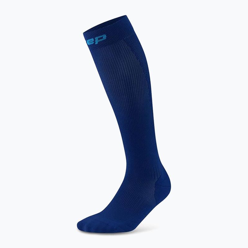 Шкарпетки компресійні жіночі CEP Run Tall 5.0 dark blue 2