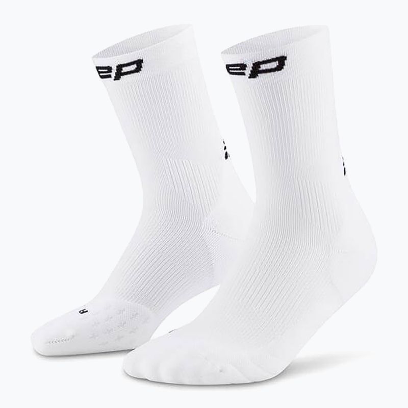 Шкарпетки компресійні жіночі CEP Run Mid Cut 5.0 white