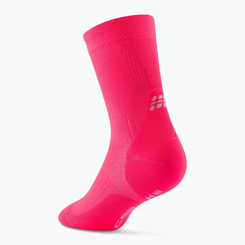 Шкарпетки компресійні жіночі CEP Run Mid Cut 5.0 pink 3