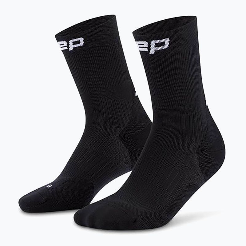 Шкарпетки компресійні жіночі CEP Run Mid Cut 5.0 black