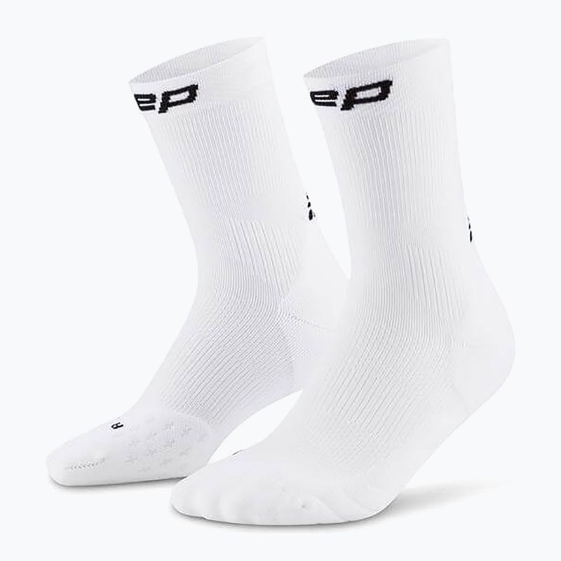 Шкарпетки компресійні чоловічі CEP Run Mid Cut 5.0 white