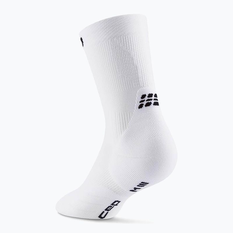 Шкарпетки компресійні чоловічі CEP Run Mid Cut 5.0 white 3