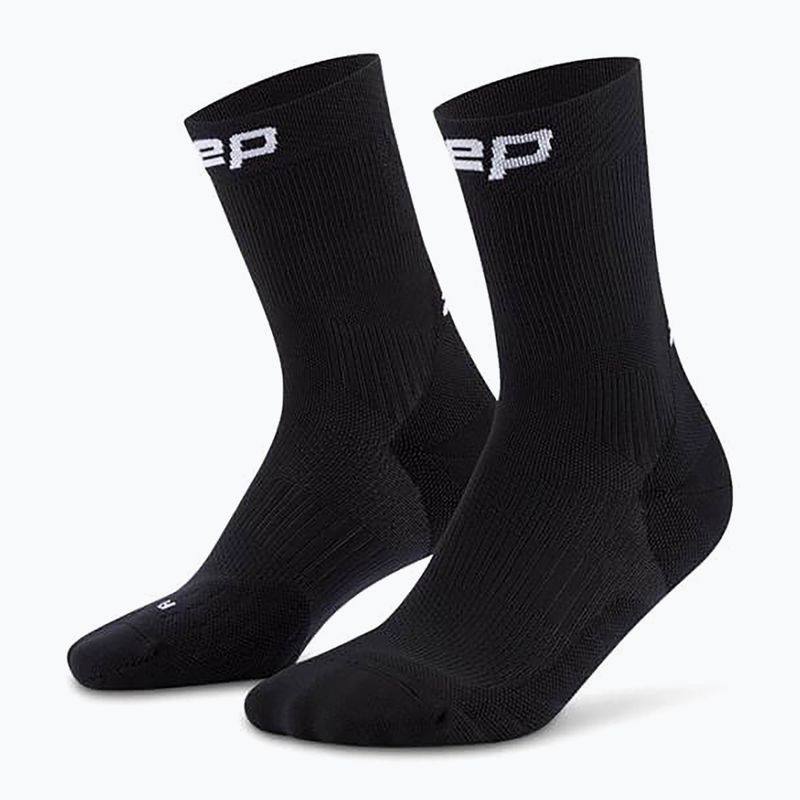 Шкарпетки компресійні чоловічі CEP Run Mid Cut 5.0 black