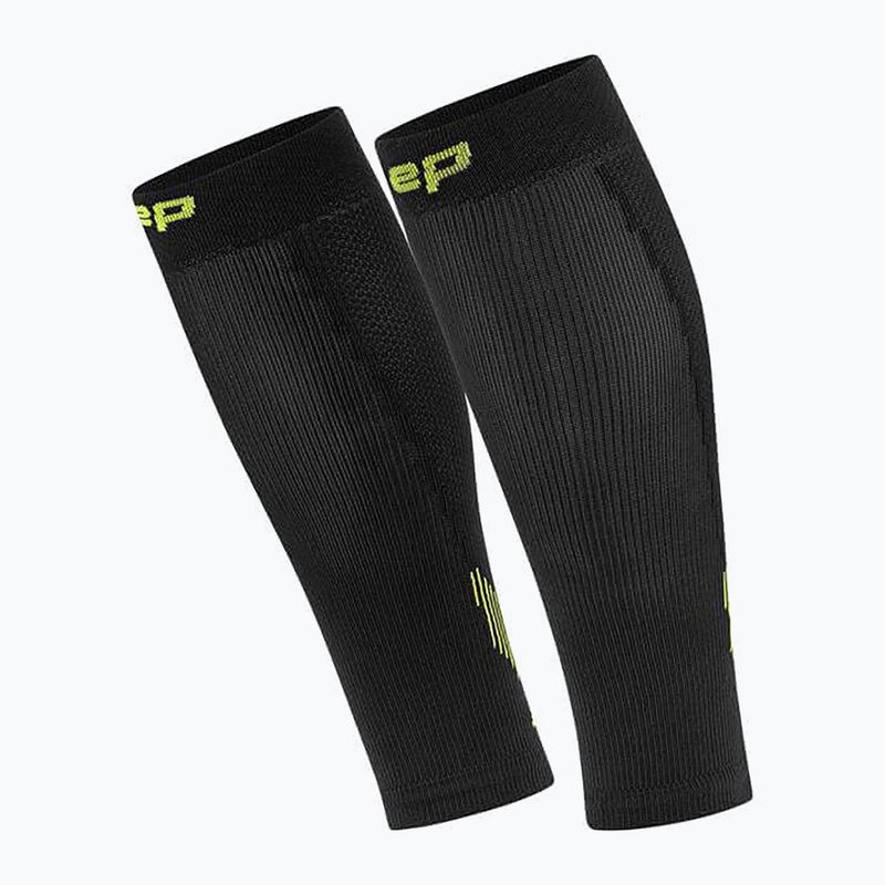 Пов'язки компресійні на гомілки чоловічі CEP Calf 5.0 black/lime