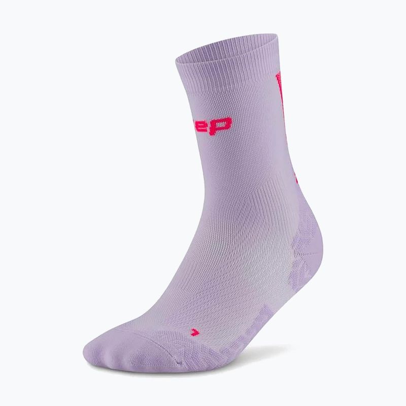 Шкарпетки жіночі CEP Ultralight Mid Cut 4.0 lilac/pink 2